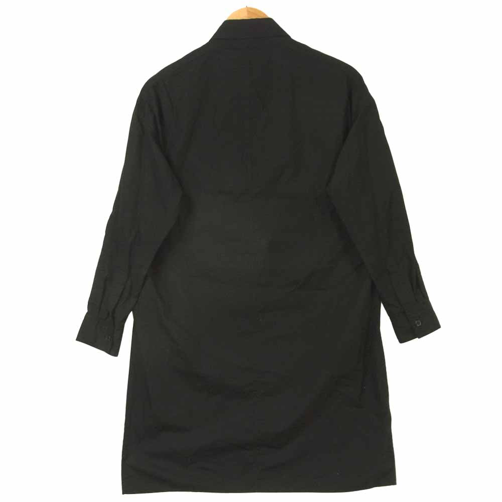 Yohji Yamamoto ヨウジヤマモト 18AW NV-B52-001 Shirts Cut Shirts カット 長袖 シャツ ブラック系【中古】