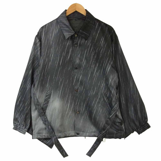 フミトガンリュウ 20SS FU3-BL-13 Kimono coach jacket 着物 コーチ ジャケット グレー系 2【中古】