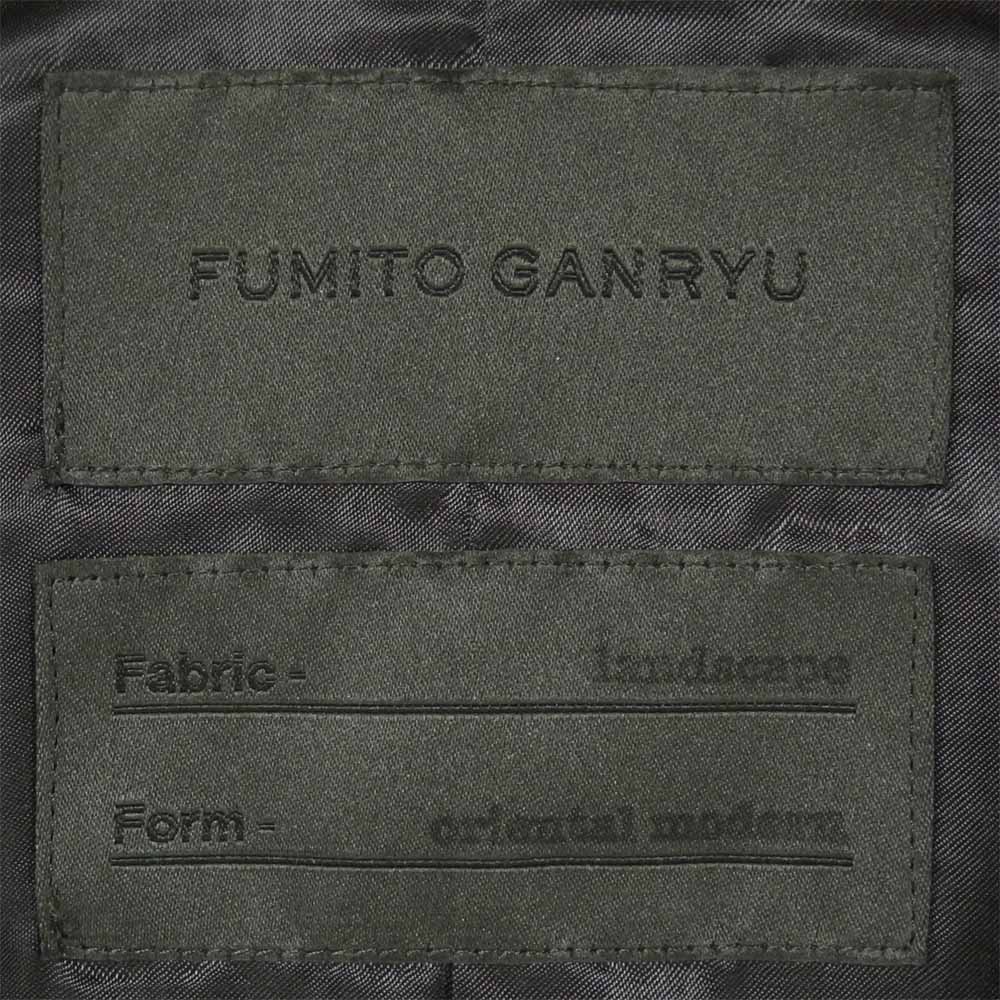 フミトガンリュウ 20SS FU3-BL-13 Kimono coach jacket 着物 コーチ ジャケット グレー系 2【中古】