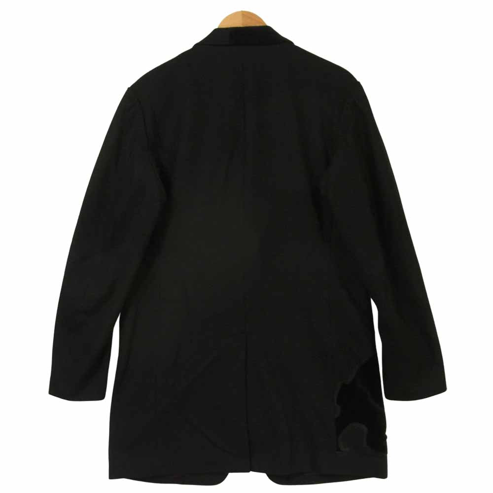 Yohji Yamamoto ヨウジヤマモト 17AW HK-J36-120 POUR HOMME プールオム 袖山ハンドステッチ 侍 ジャケット ブラック系 2【中古】