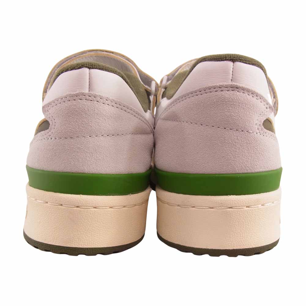 adidas アディダス 21SS FY8683 FORUM 84 LOW フォーラム 84 ロー スニーカー ホワイト系 モスグリーン系 28.5ｃｍ【中古】