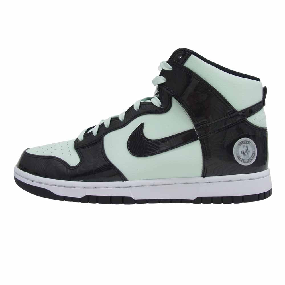 NIKE ナイキ DD1398-300 Dunk High SE All-Star ダンク ハイ オール スター スニーカー ブラック系×ミント系 28.5ｃｍ【美品】【中古】