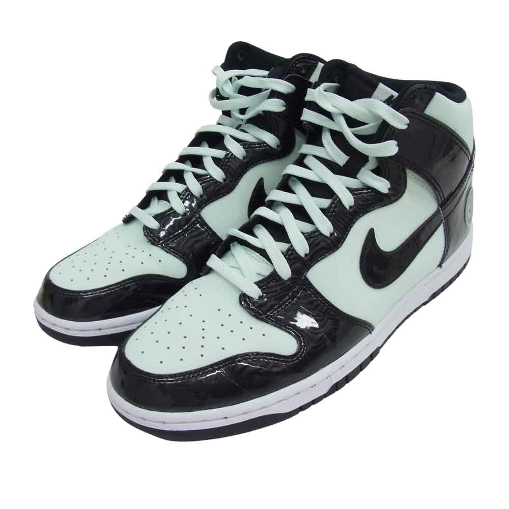 NIKE ナイキ DD1398-300 Dunk High SE All-Star ダンク ハイ オール スター スニーカー ブラック系×ミント系 28.5ｃｍ【美品】【中古】