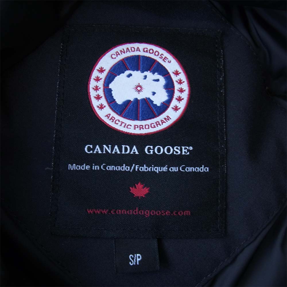 CANADA GOOSE カナダグース 3438JM R 国内正規品 JASPER PARKA ジャスパー ネイビー系 S【中古】