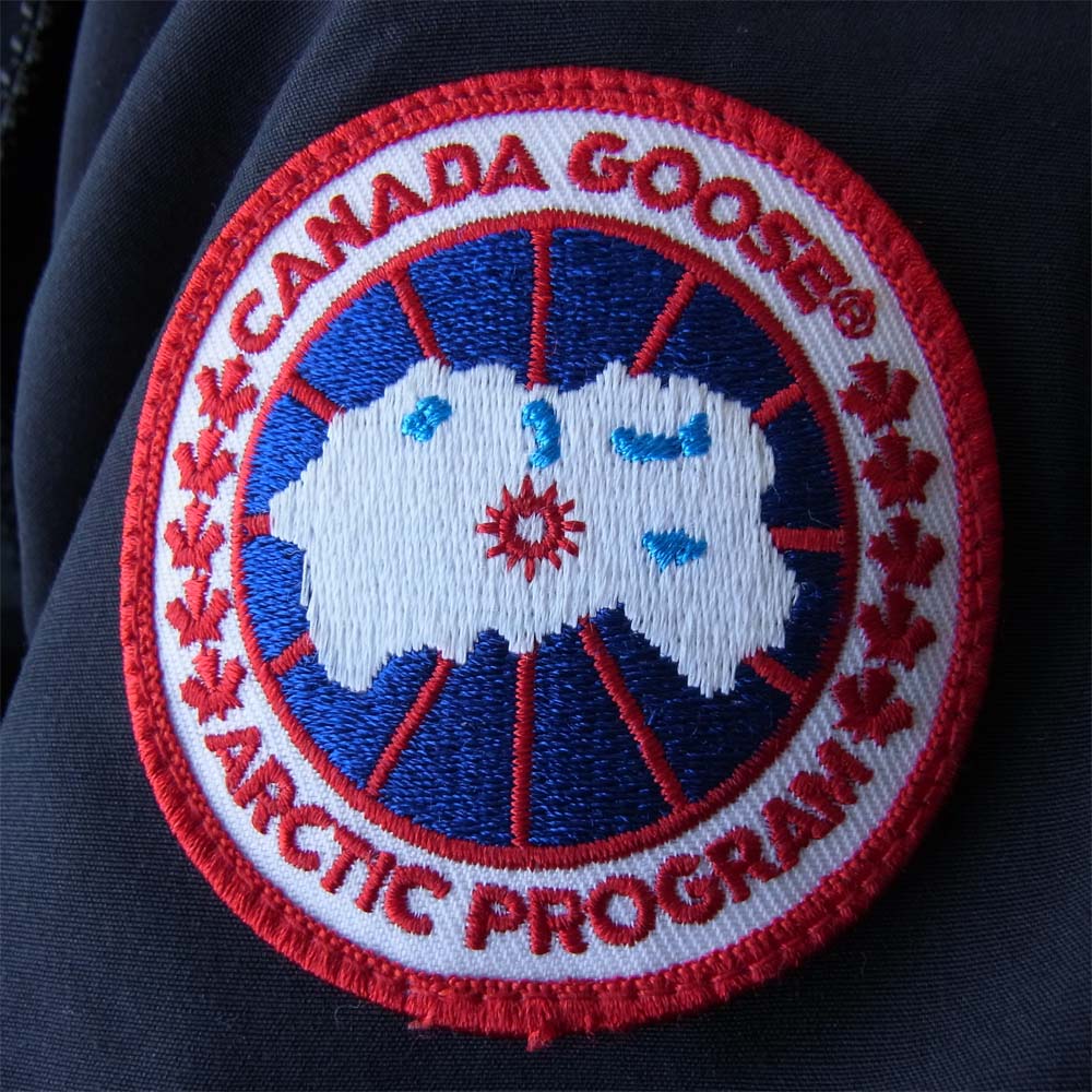 CANADA GOOSE カナダグース 3438JM R 国内正規品 JASPER PARKA ジャスパー ネイビー系 S【中古】