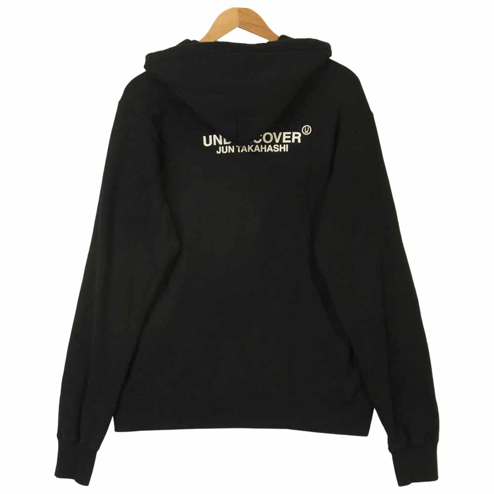 UNDERCOVER アンダーカバー UCZ4893-5 HOODIE 和 A プルオーバー パーカー コットン 日本製 ブラック系【中古】