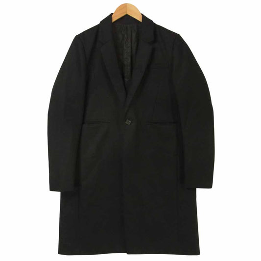 UNDERCOVER アンダーカバー 18AW UCV4308-3 ウール フラノ チェスター コート 日本製 ブラック系 2【中古】