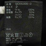 UNDERCOVER アンダーカバー 18AW UCV4308-3 ウール フラノ チェスター コート 日本製 ブラック系 2【中古】