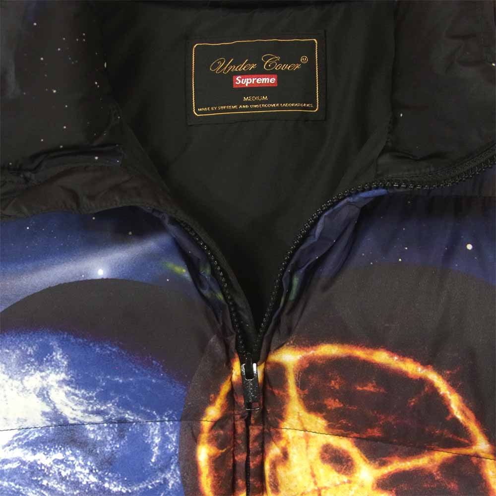 Supreme シュプリーム 18SS アンダーカバー UNDERCOVER Public Enemy Puffy Jacket パブリック エネミー パフィー ギャラクシー ジャケット ブラック系 M【美品】【中古】