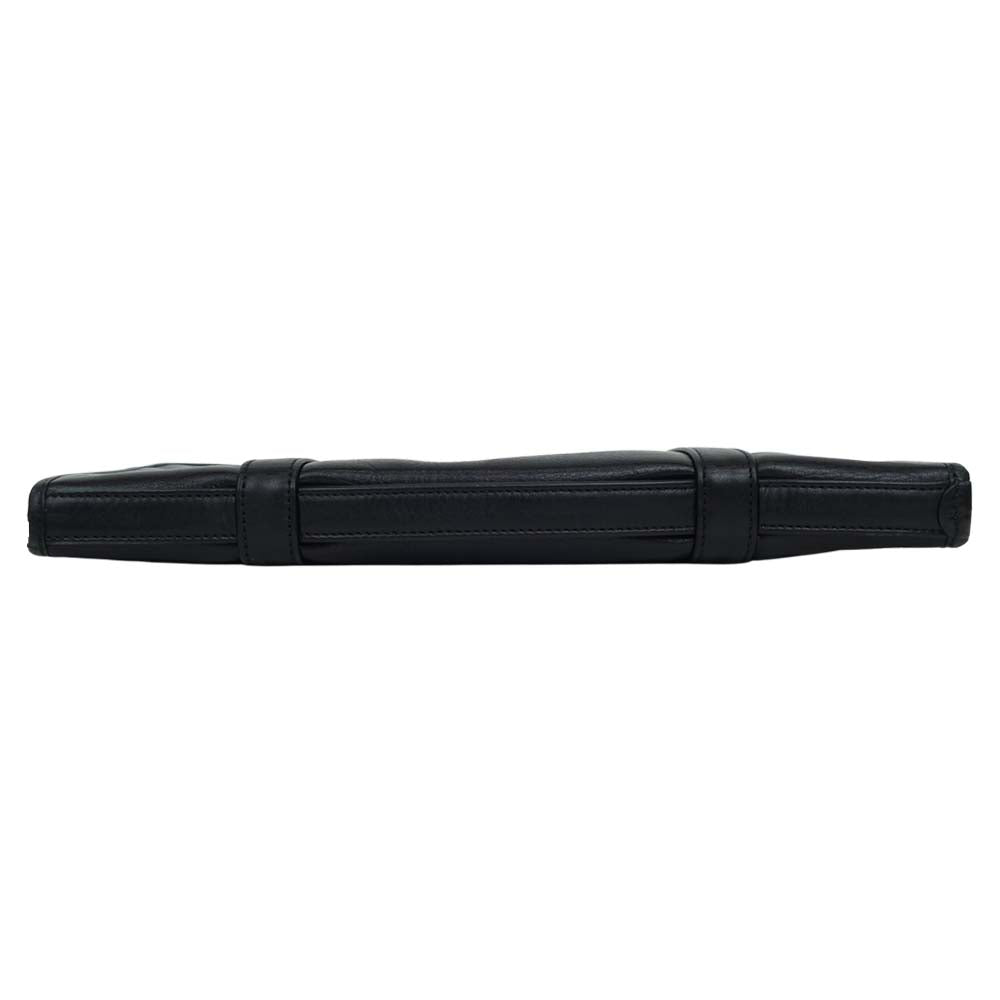 aniary アニアリ Antique Leather Clutch Bag アンティーク レザー クラッチバッグ ブラック系【中古】