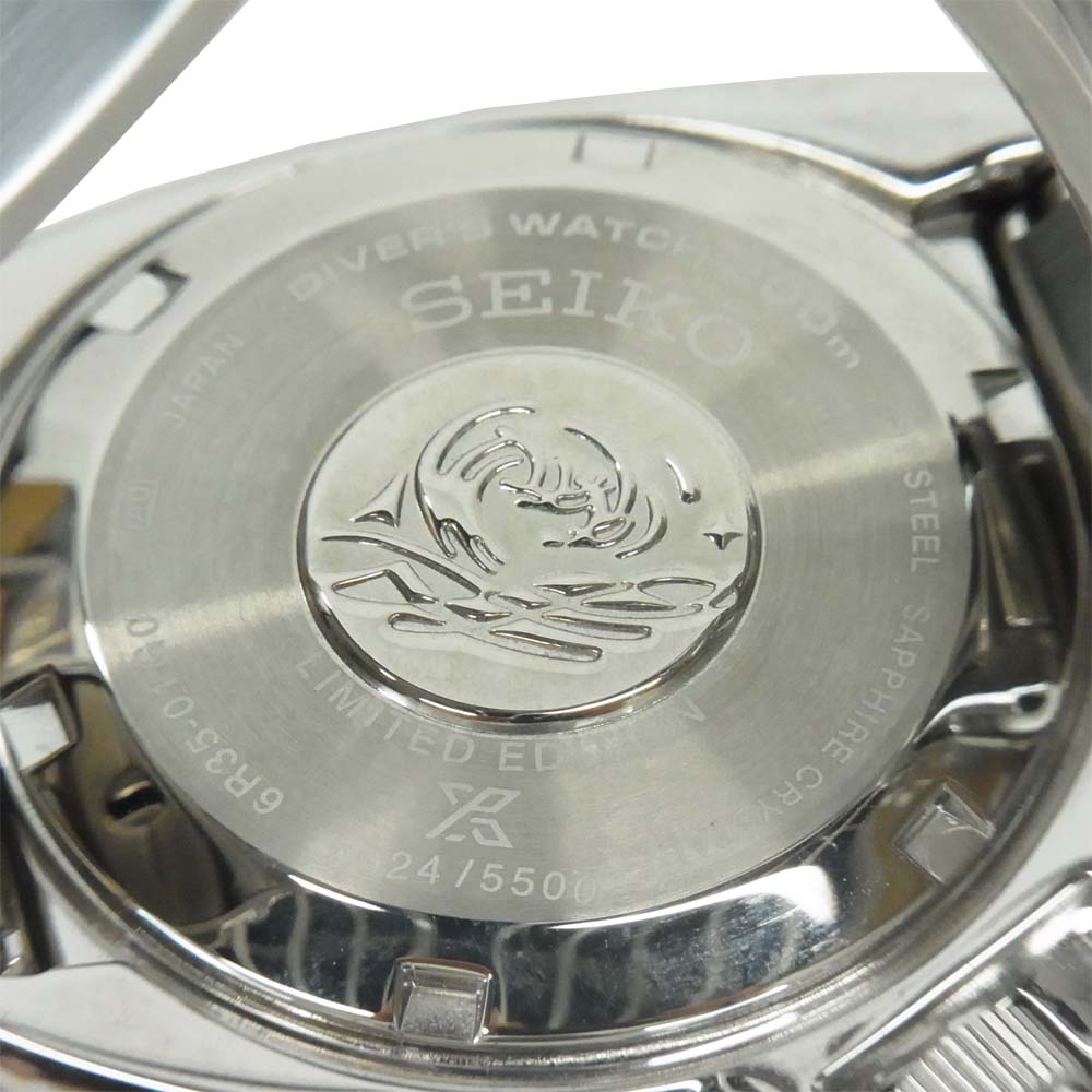 SEIKO セイコー SBDC123 PROSPEX プロスペックス ダイバース スキューバ 55周年記念 自動巻き シルバー系 ブルー系【極上美品】【中古】