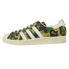 A BATHING APE アベイシングエイプ ADIDAS アディダス GZ8981 SUPERSTAR 80S スーパースター スニーカー グリーン系 26.5cm【新古品】【未使用】【中古】