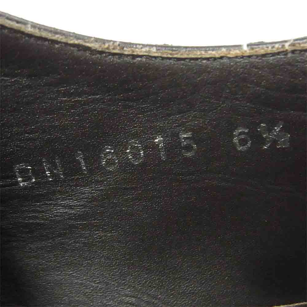 BARNEYS NEWYORK バーニーズニューヨーク BN16015 ダブルモンク ストレートチップ シューズ ブラック系 6.5【中古】