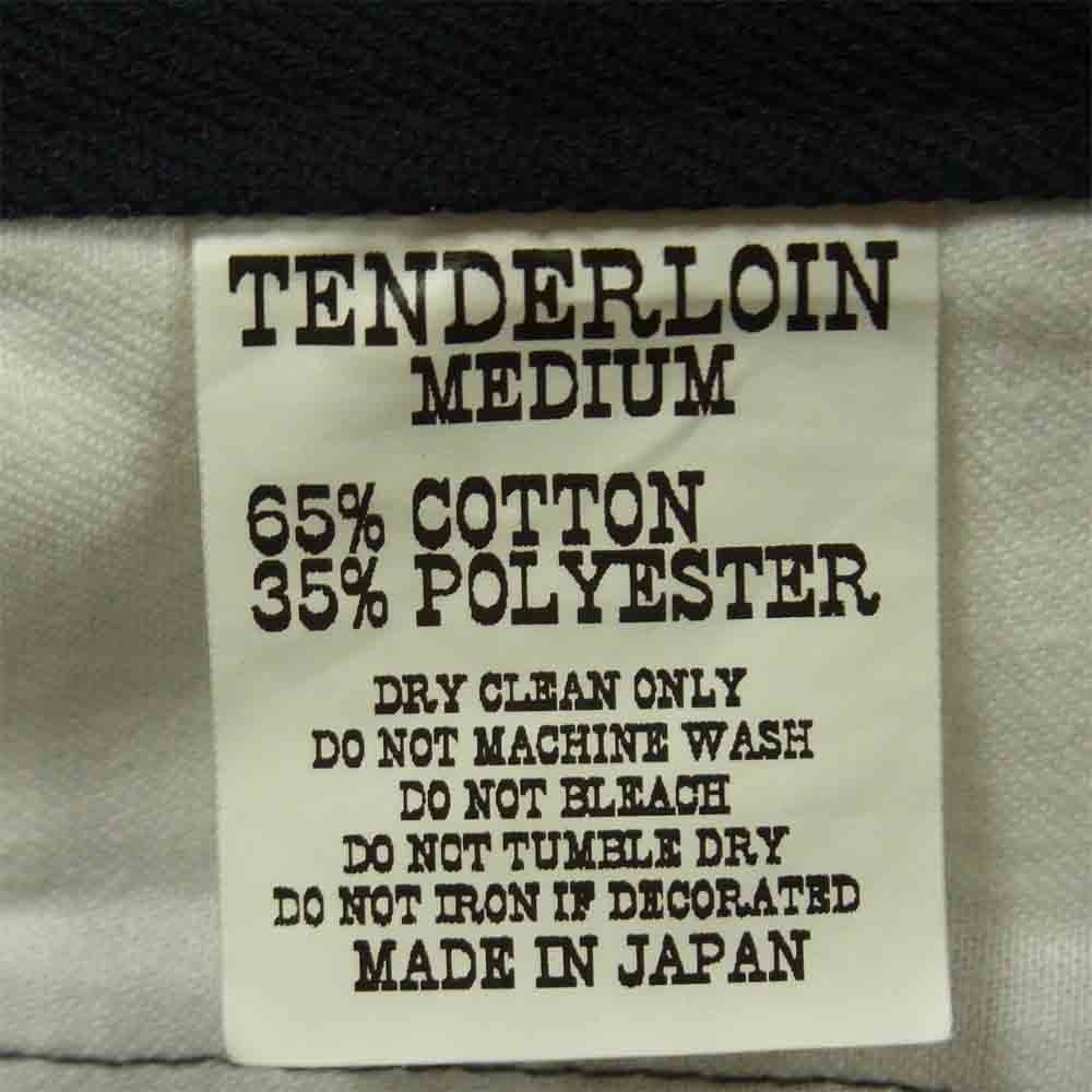 TENDERLOIN テンダーロイン ワーク チノ パンツ コットン ポリエステル 日本製 ダークネイビー系 M【中古】