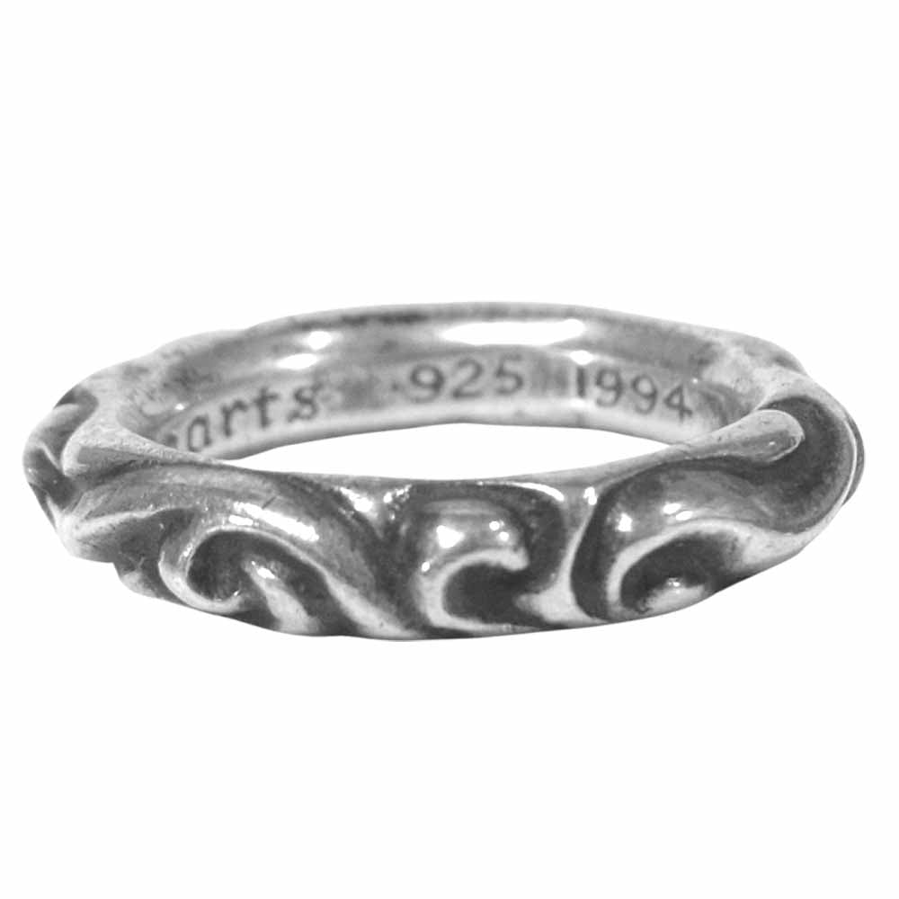 CHROME HEARTS クロムハーツ（原本無） スクロール バンド シルバー 925 リング シルバー系 17号【中古】