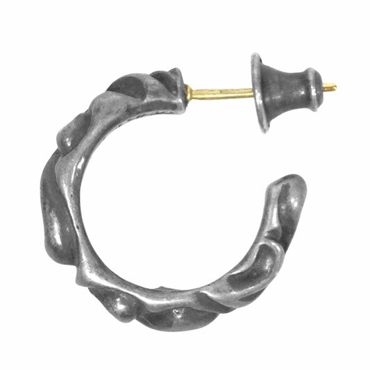 CHROME HEARTS クロムハーツ（原本無） スクロール フープ シルバー 925 ピアス シルバー系【中古】