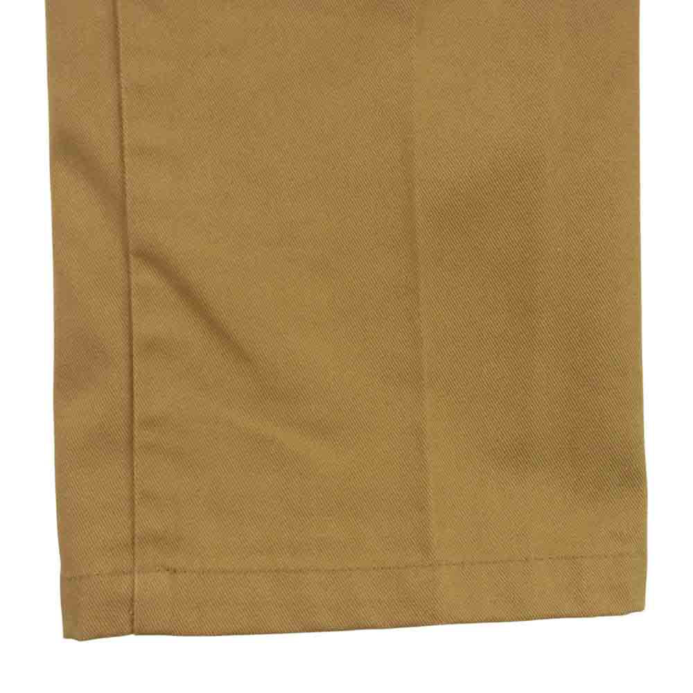 CALEE キャリー T/C TWILL CHINO PANTS ツイル チノパンツ ポリエステル コットン 日本製 ベージュ系 XL【中古】