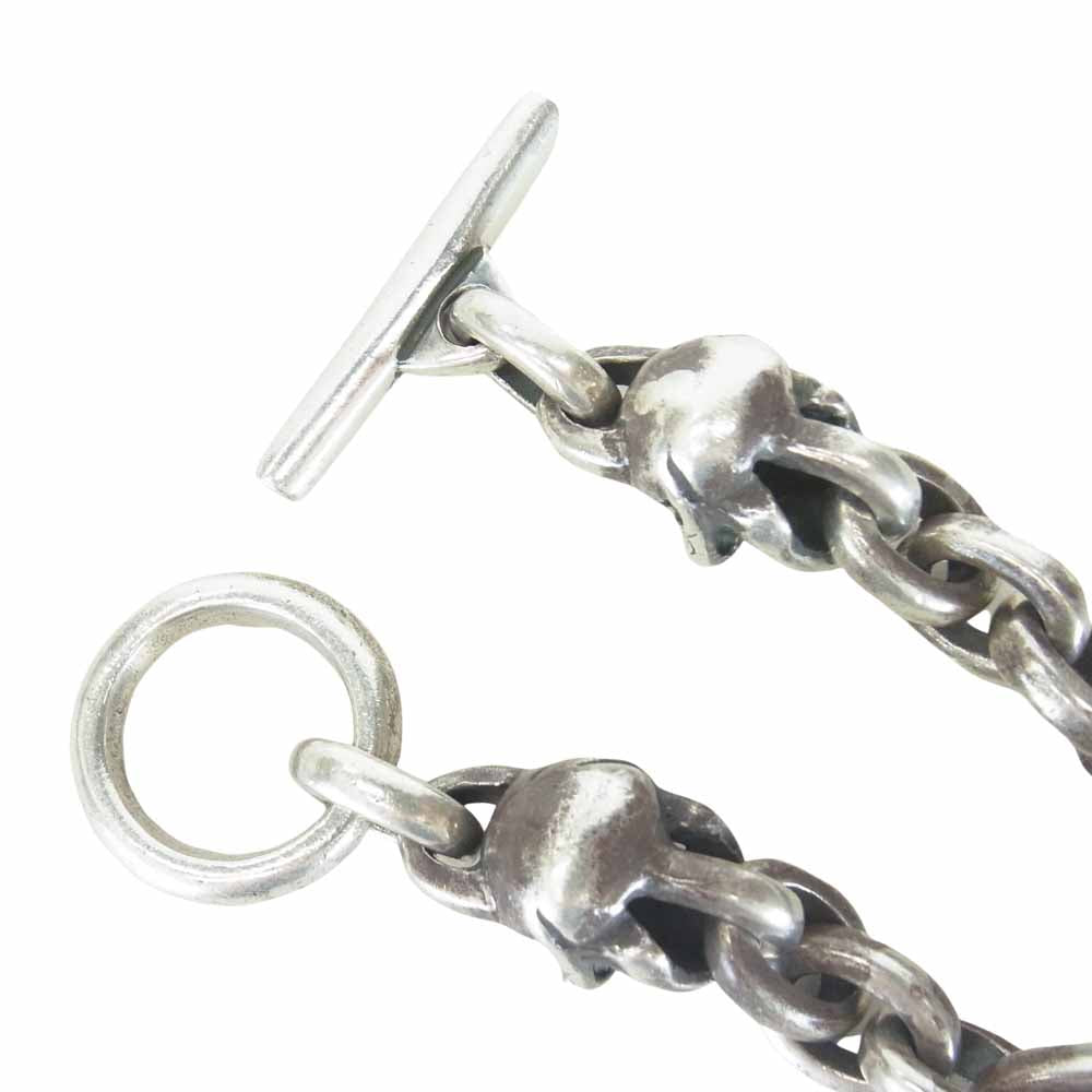 STOPLIGHT ストップライト 2 Skull Bracelet スカル ブレスレット シルバー系【中古】
