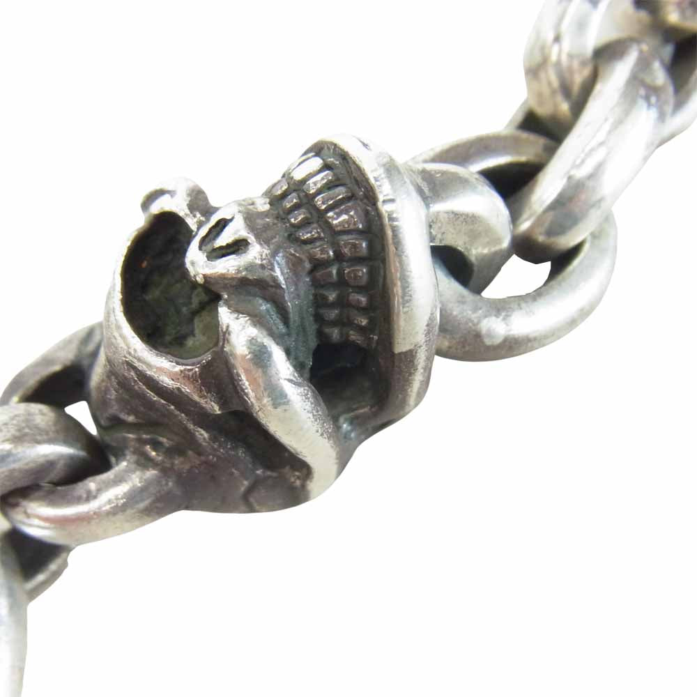 STOPLIGHT ストップライト 2 Skull Bracelet スカル ブレスレット シルバー系【中古】