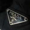 PRADA プラダ ナイロン プラスチックチェーン ハンド ショルダー バッグ ブラック系【中古】