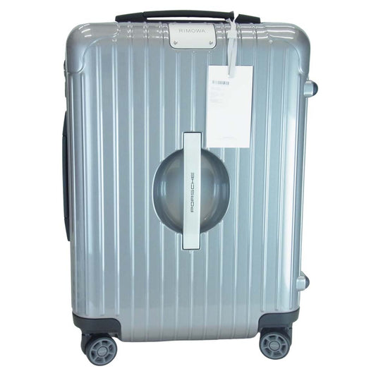 RIMOWA リモワ 8229058891 × PORSCHE ポルシェ 32L PTS Multiwheel 2.0M マルチホイール キャリーケース シルバー系【新古品】【未使用】【中古】