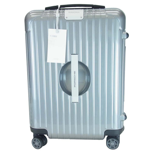 RIMOWA リモワ 8229058891 × PORSCHE ポルシェ 32L PTS Multiwheel 2.0M マルチホイール キャリーケース シルバー系【新古品】【未使用】【中古】