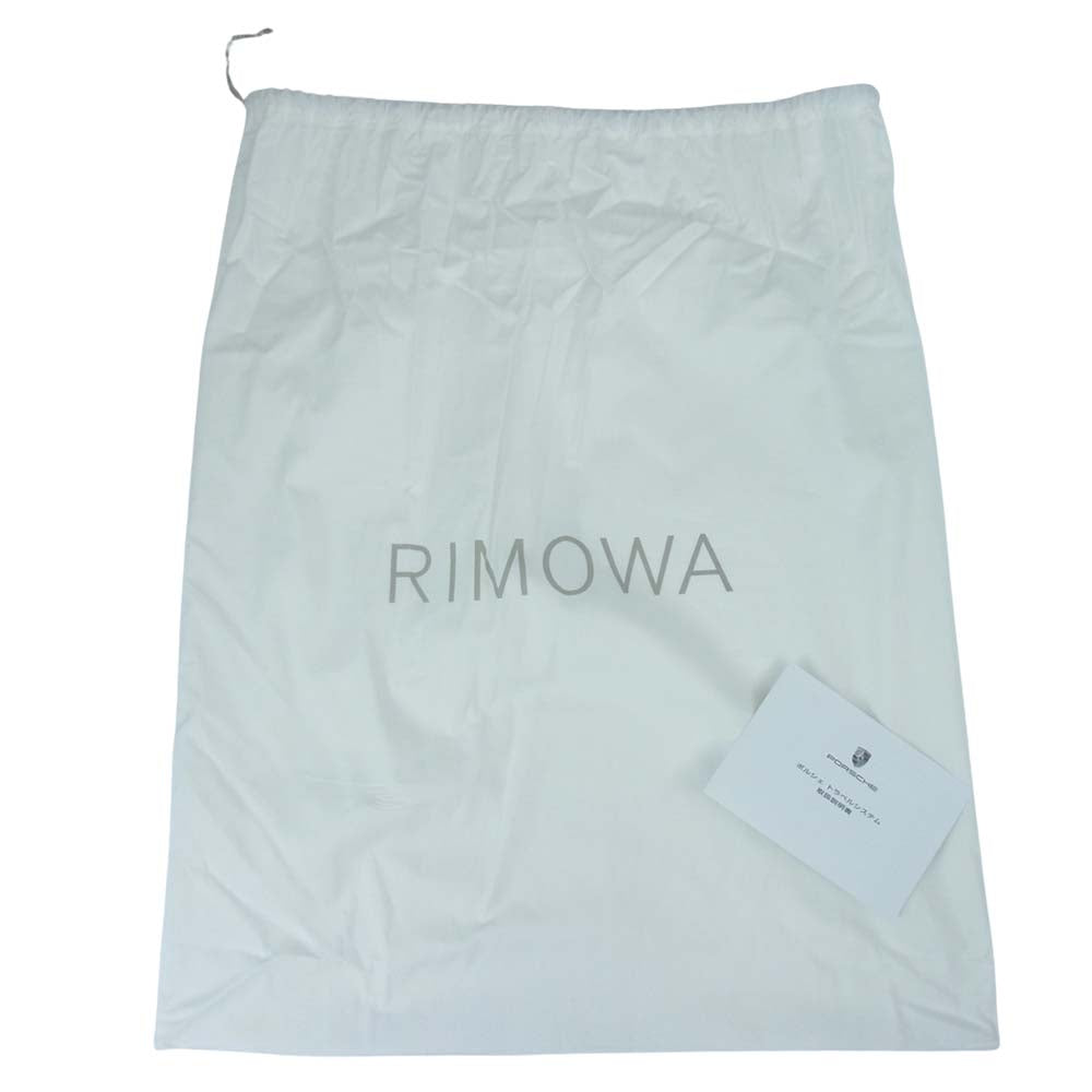 RIMOWA リモワ 8229058891 × PORSCHE ポルシェ 32L PTS Multiwheel 2.0M マルチホイール キャリーケース シルバー系【新古品】【未使用】【中古】