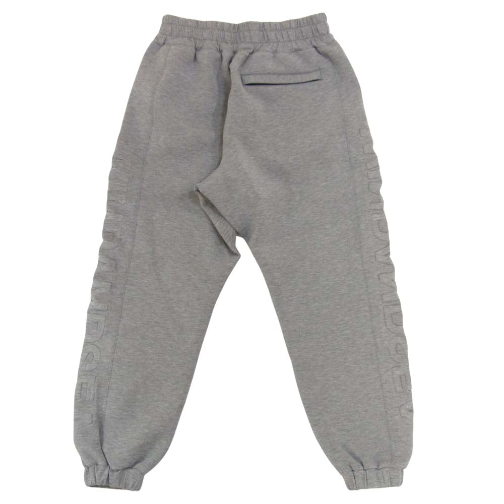 ウィンダンシー 21SS WDS-JER-08 WDS INVERT CBK-JERSEY EASY PANTS? イージー スウェット パンツ グレー系 M【新古品】【未使用】【中古】