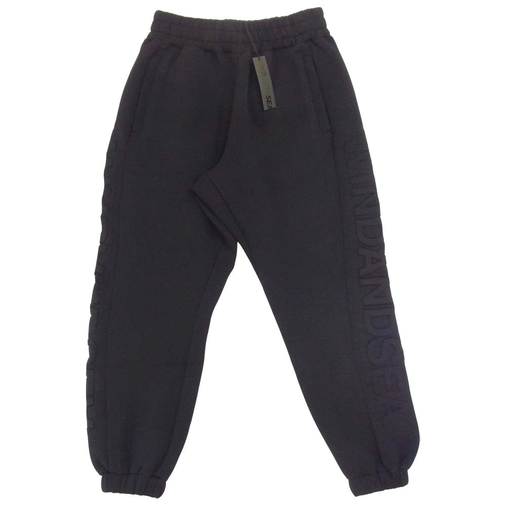 ウィンダンシー 21SS WDS-JER-08 WDS INVERT CBK-JERSEY EASY PANTS? イージー スウェット パンツ ブラック系 L【新古品】【未使用】【中古】
