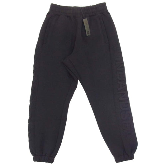 ウィンダンシー 21SS WDS-JER-08 WDS INVERT CBK-JERSEY EASY PANTS? イージー スウェット パンツ ブラック系 L【新古品】【未使用】【中古】