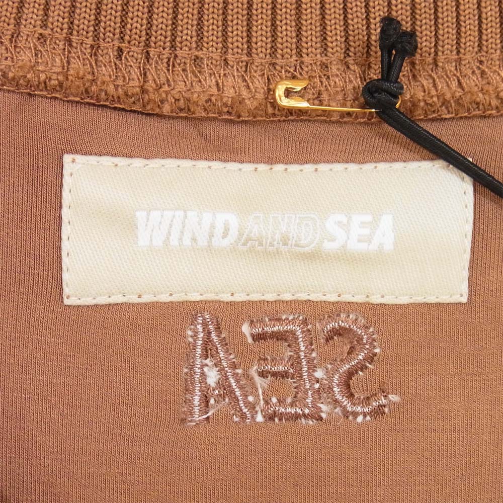 ウィンダンシー 21SS WDS-JER-06 WDS INVERT CBK JERSEY CREW NECK クルー ネック スウェット ブラウン系 L【新古品】【未使用】【中古】
