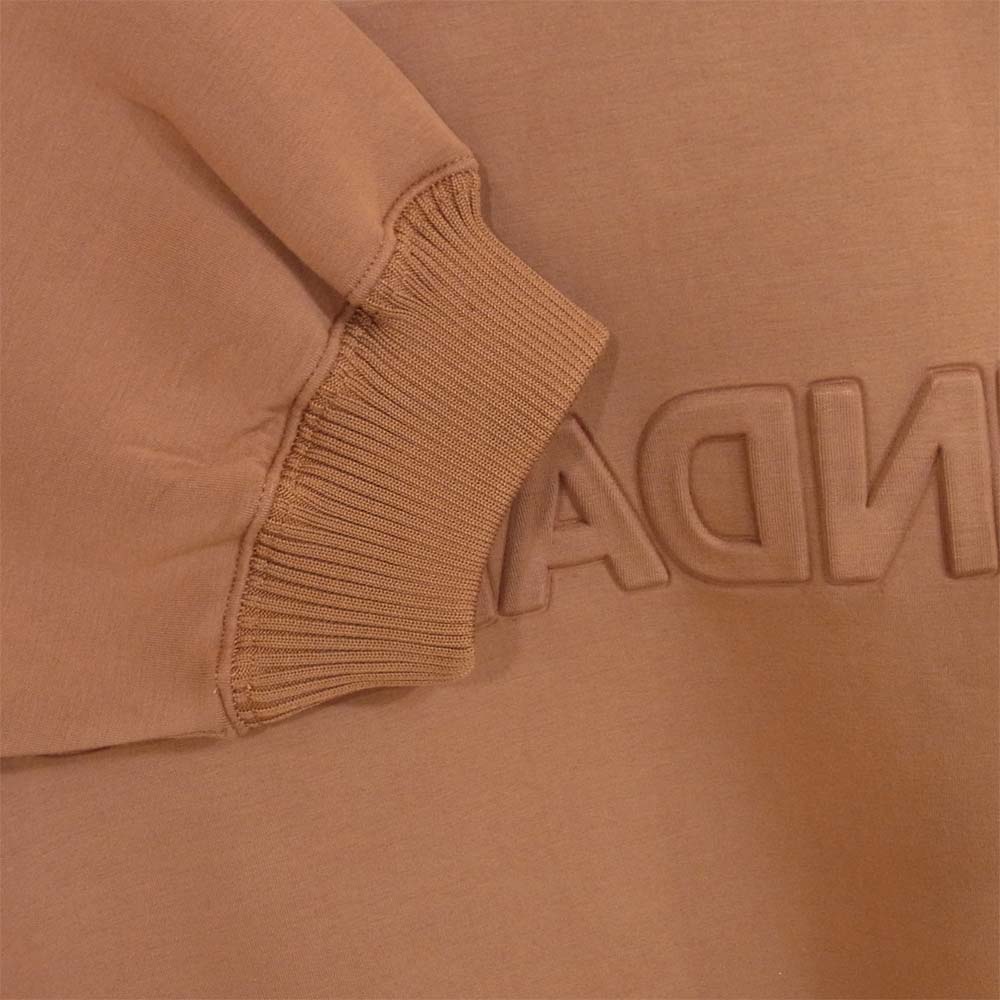 ウィンダンシー 21SS WDS-JER-06 WDS INVERT CBK JERSEY CREW NECK クルー ネック スウェット ブラウン系 L【新古品】【未使用】【中古】