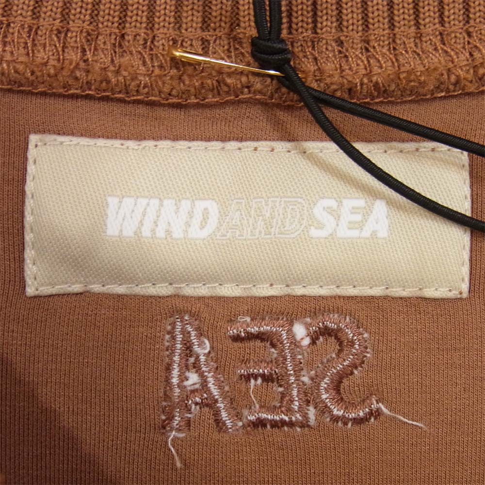 ウィンダンシー 21SS WDS-JER-06 WDS INVERT CBK JERSEY CREW NECK クルー ネック スウェット ブラウン系 L【新古品】【未使用】【中古】