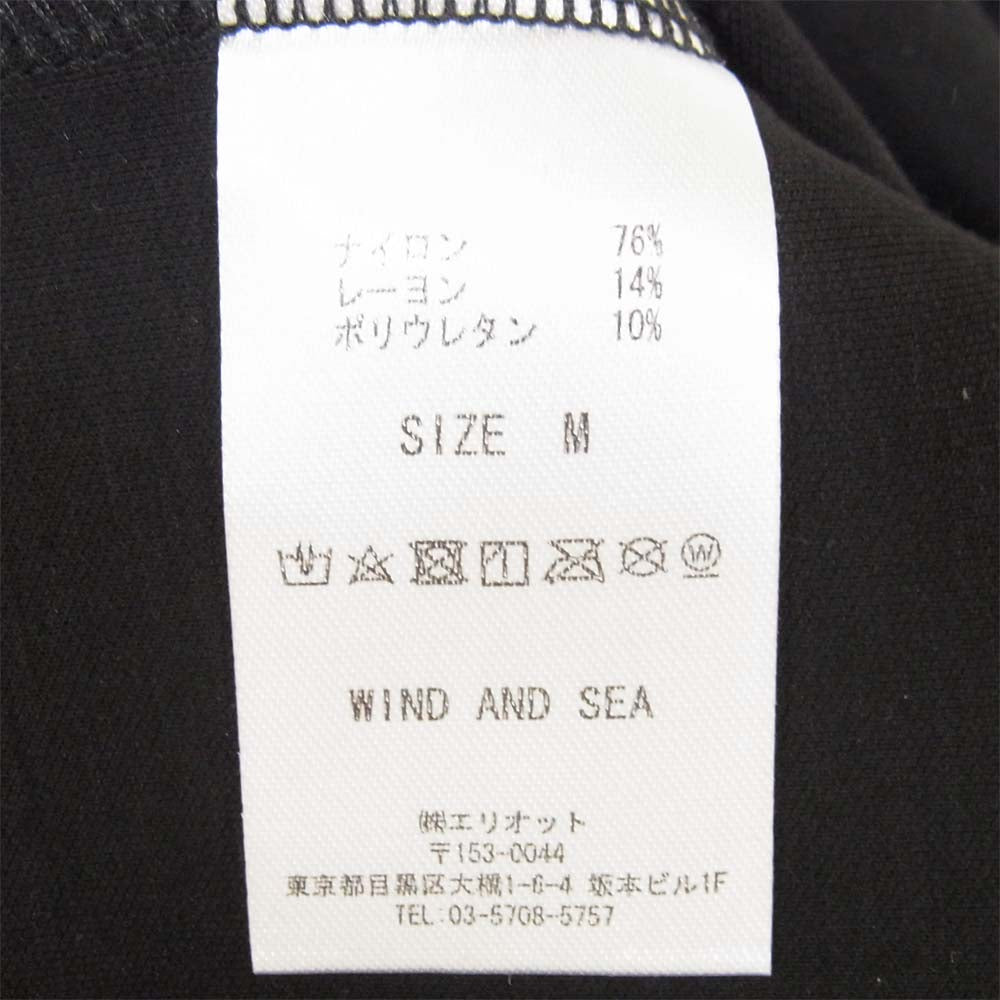 ウィンダンシー 21SS WDS-JER-06 WDS INVERT CBK JERSEY CREW NECK クルー ネック スウェット ブラック系 M【新古品】【未使用】【中古】