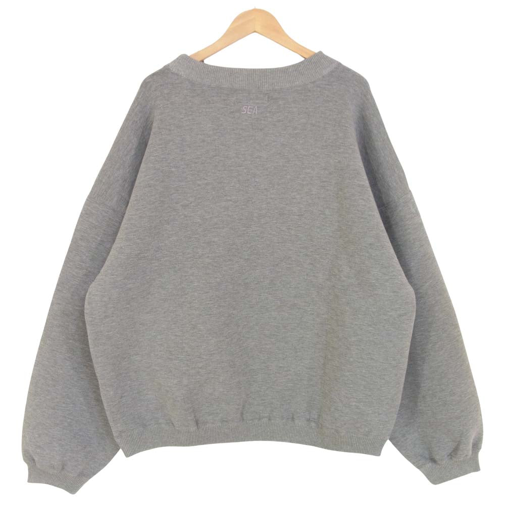 ウィンダンシー 21SS WDS-JER-06 WDS INVERT CBK JERSEY CREW NECK クルー ネック スウェット グレー系 XL【新古品】【未使用】【中古】