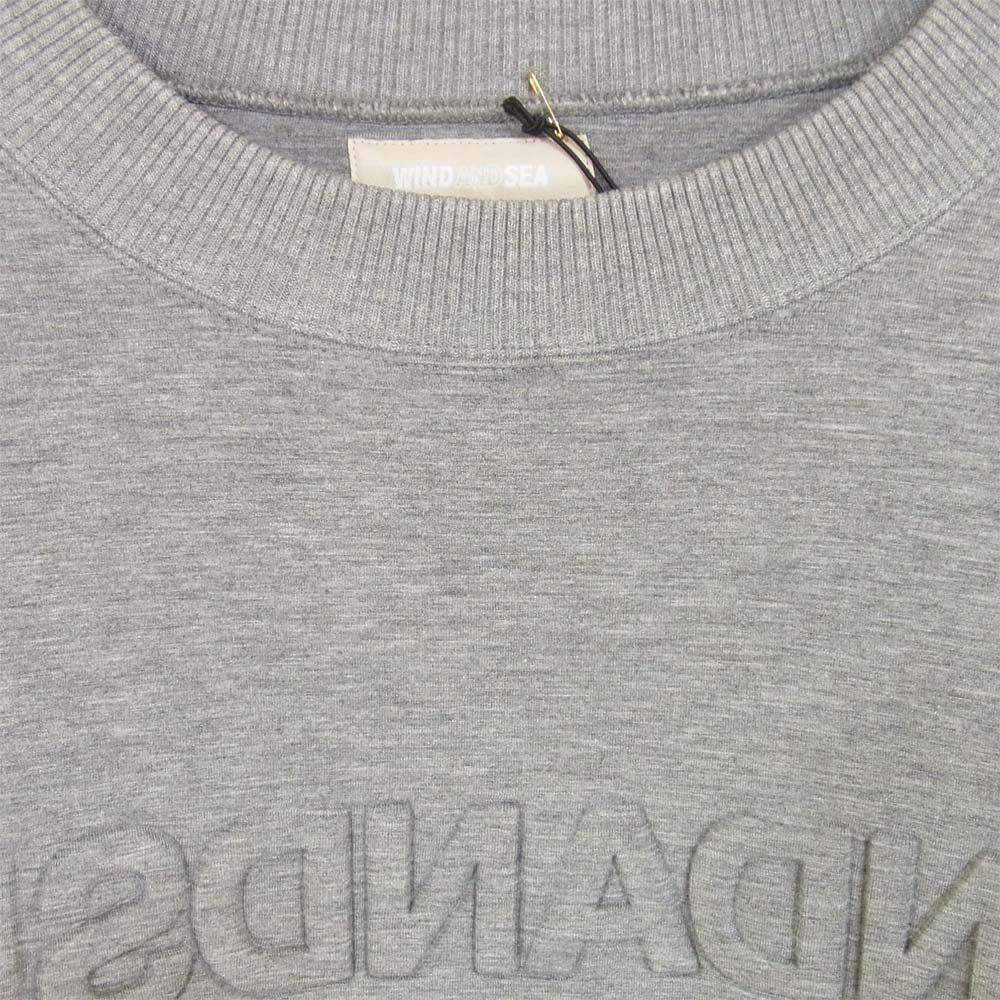 ウィンダンシー 21SS WDS-JER-06 WDS INVERT CBK JERSEY CREW NECK クルー ネック スウェット グレー系 XL【新古品】【未使用】【中古】
