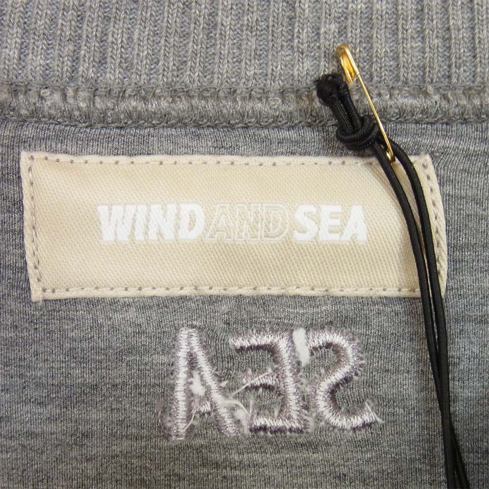 ウィンダンシー 21SS WDS-JER-06 WDS INVERT CBK JERSEY CREW NECK クルー ネック スウェット グレー系 XL【新古品】【未使用】【中古】