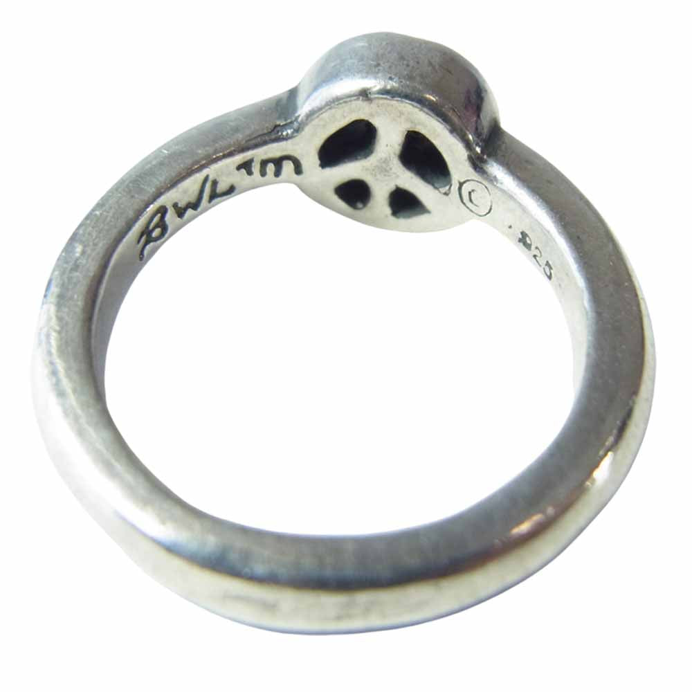 BILL WALL LEATHER ビルウォールレザー X-Small Peace Sign Ring スモール ピース サイン リング シルバー系 9号程度【中古】