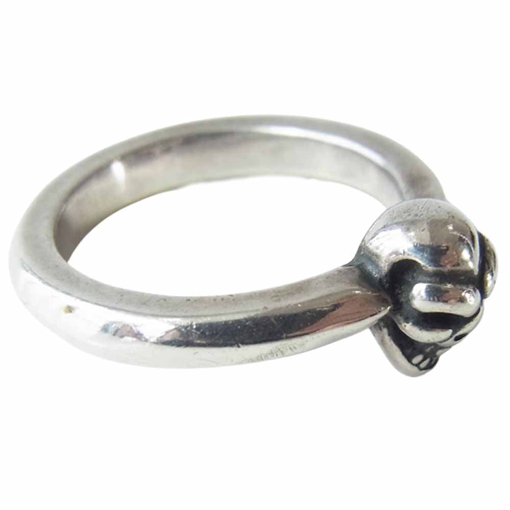 BILL WALL LEATHER ビルウォールレザー X-Small Skull Ring スモール スカル リング シルバー系 9号程度【中古】