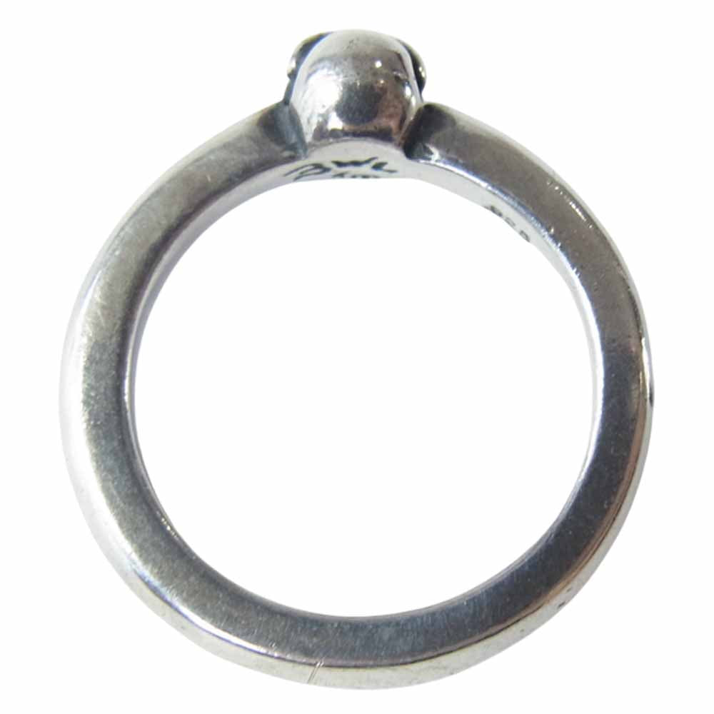 BILL WALL LEATHER ビルウォールレザー X-Small Skull Ring スモール スカル リング シルバー系 9号程度【中古】