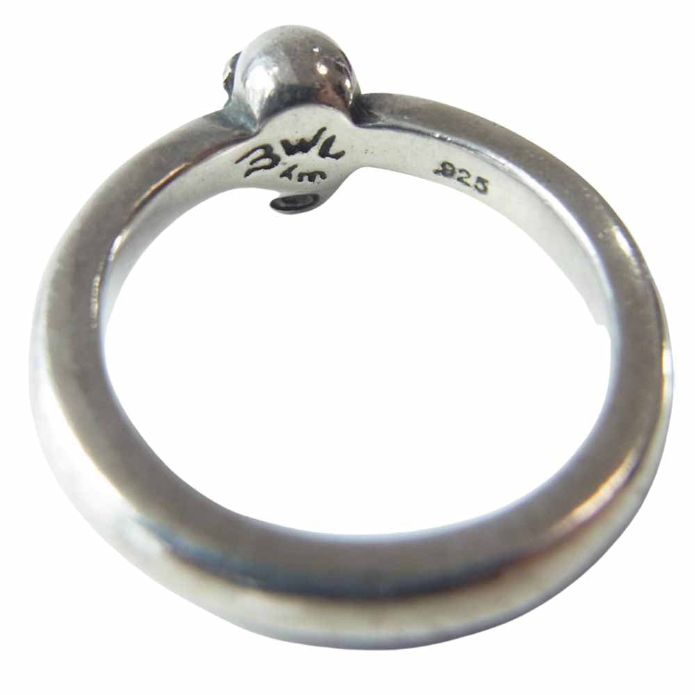 BILL WALL LEATHER ビルウォールレザー X-Small Skull Ring スモール スカル リング シルバー系 9号程度【中古】