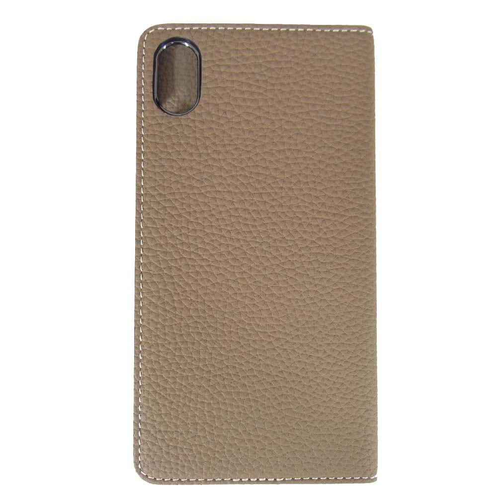 ボナベンチュラ BODTXM-ETGG DIARY CASE for iPhone Xs Max 手帳型 アイフォン ケース ブラウン系【新古品】【未使用】【中古】