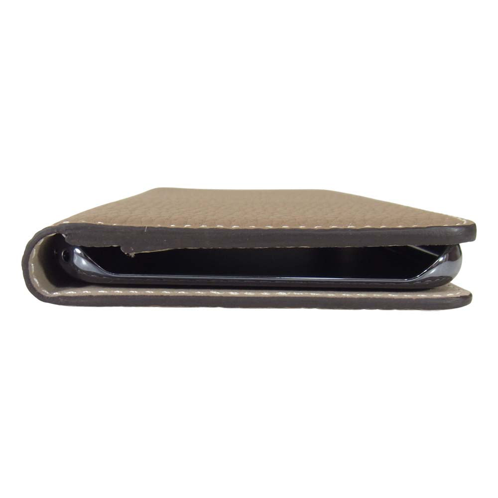 ボナベンチュラ BODTXM-ETGG DIARY CASE for iPhone Xs Max 手帳型 アイフォン ケース ブラウン系【新古品】【未使用】【中古】