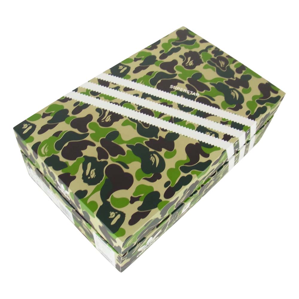 A BATHING APE アベイシングエイプ GZ8982 × A BATHING APE エイプ SUPER STAR 80S BAPE スーパースター マルチカラー系 27.5cm【新古品】【未使用】【中古】