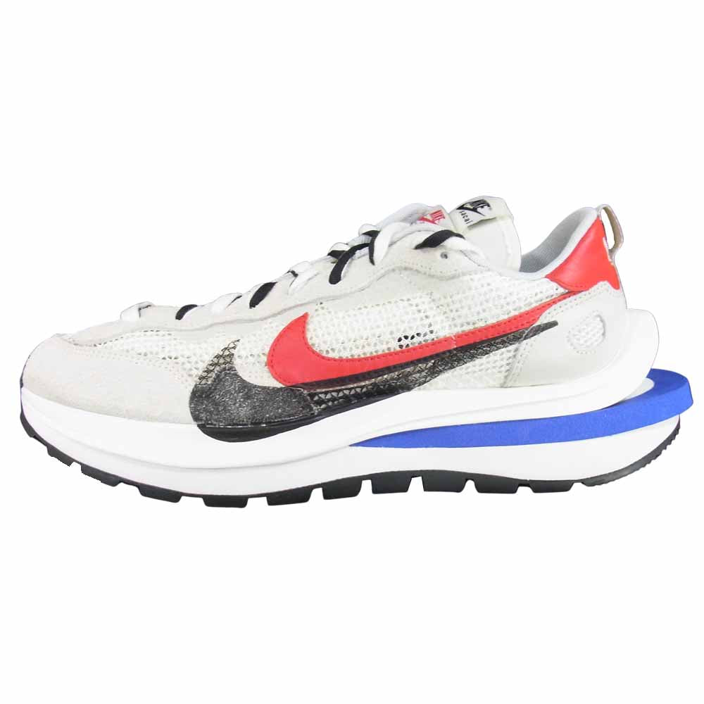 NIKE ナイキ CV1363-100 sacai サカイ vaporwaffle US12 トリコロール スニーカー ホワイト系 US12【極上美品】【中古】