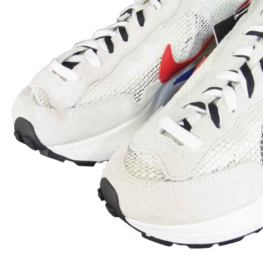 NIKE ナイキ CV1363-100 sacai サカイ vaporwaffle US12 トリコロール スニーカー ホワイト系 US12【極上美品】【中古】