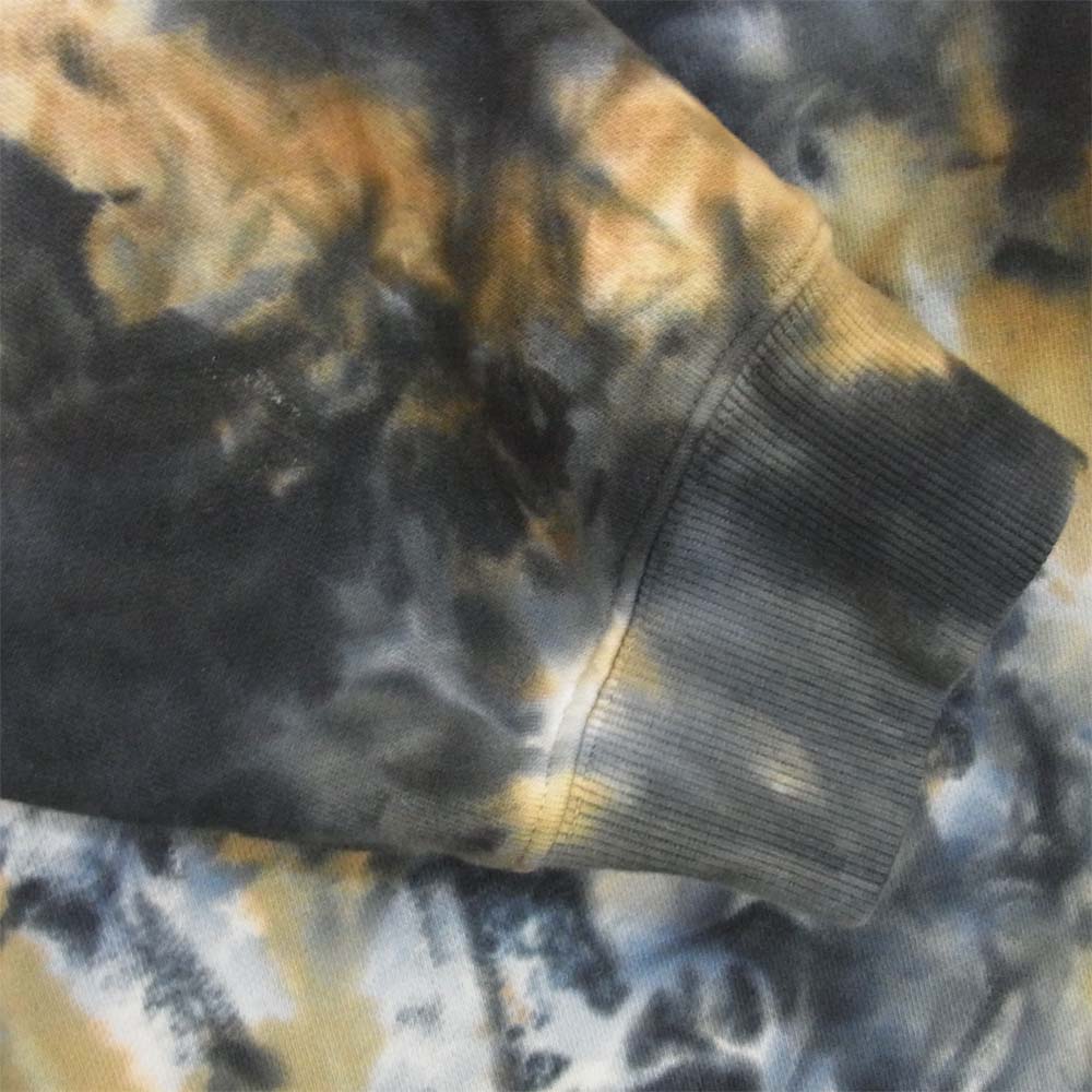 ウィンダンシー 20SS WDS-20S-TPS-02 WDS TIE-DYE SWEAT TOPS タイダイ スウェット プルオーバー 黒紺茶系 XL【中古】