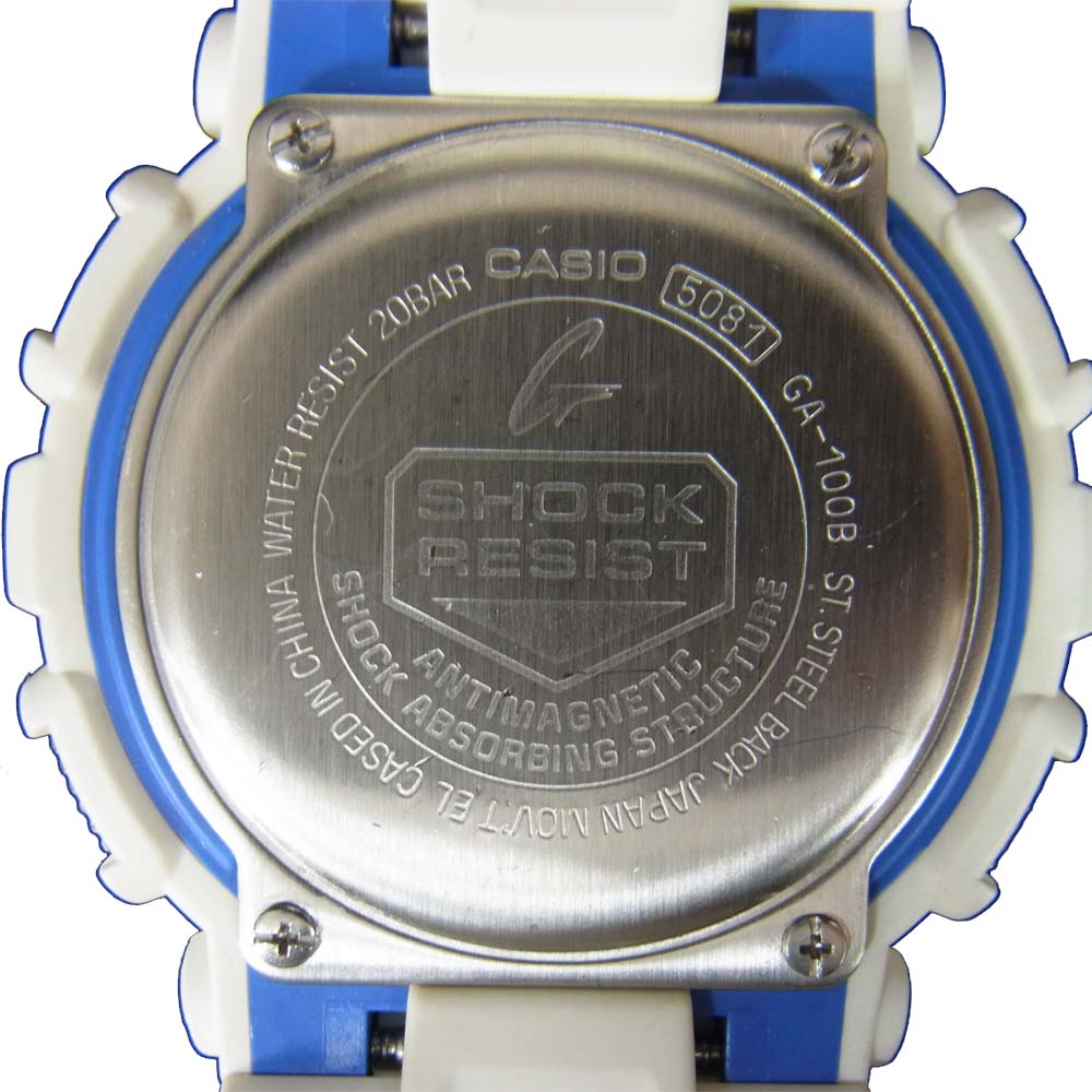 CASIO G-SHOCK カシオ ジーショック GA-100B-7AJF GA-100B-7AJF BASIC ベーシック デジタル ウォッチ 時計 ホワイト系【中古】