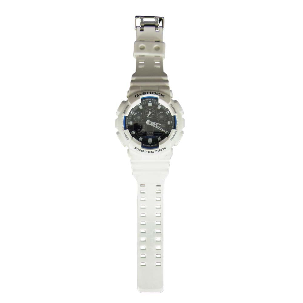 CASIO G-SHOCK カシオ ジーショック GA-100B-7AJF GA-100B-7AJF BASIC ベーシック デジタル ウォッチ 時計 ホワイト系【中古】