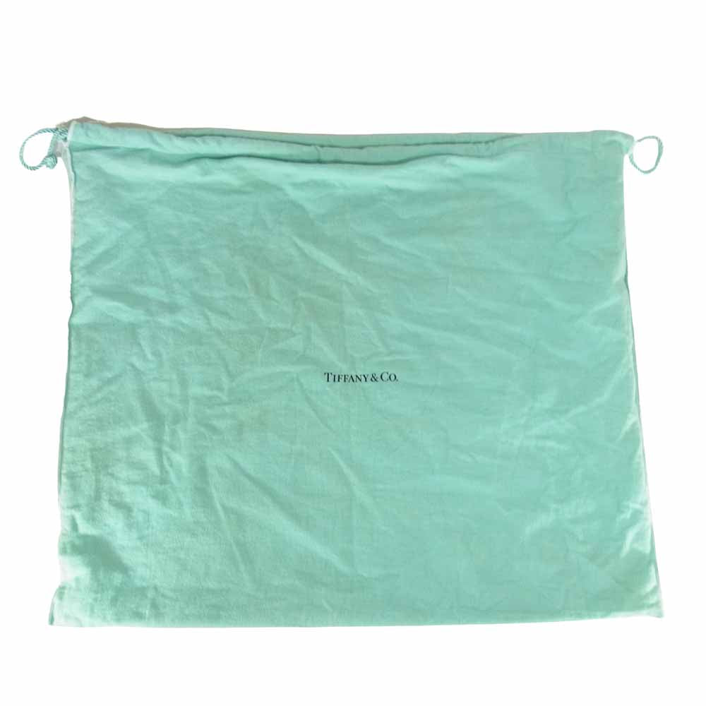 TIFFANY&Co. ティファニー ポーチ付き リバーシブル レザー トート バッグ スエード ブラック系【中古】